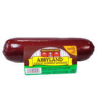 Abbyland Garlic Summer Sausage, 16 Ounce