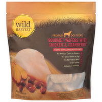 Wild Harvest Dog Treats, Premium, Gourmet Wafers with Chicken & Cranberry, For Dogs of all Ages, 12 Ounce