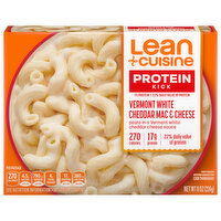 Lean Cuisine Protein Kick Mac & Cheese, Vermont White Cheddar, 8 Ounce