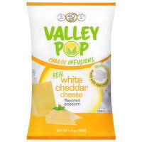 Valley Pop Cheesy Infusions White Cheddar Cheese Popcorn, 6.5 Ounce