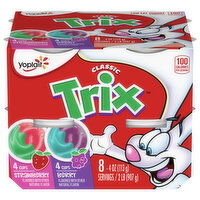 Yoplait Trix Yogurt, Low Fat, Strawberry, Berry, 8 Each