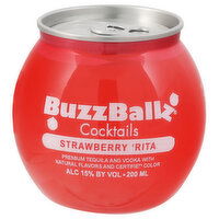 BuzzBallz Cocktails, Strawberry 'Rita, 200 Millilitre