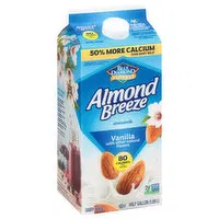 Almond Breeze Almondmilk, Dairy-Free, Vanilla, 0.5 Gallon