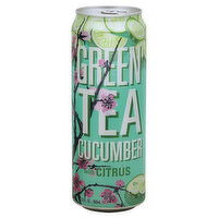 AriZona Green Tea, Cucumber, with Citrus, 23 Ounce