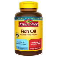 Nature Made Fish Oil, 1000 mg, Softgels, 90 Each