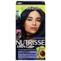 Nutrisse Dark Intense Indigo Ultra Nourishing Permanent Hair Color, 1 Each