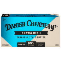Danish Creamery 85% Butterfat European Style Extra Rich Unsalted Butter, 2 Each