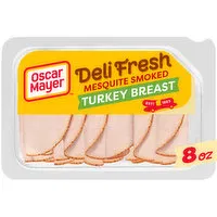 Oscar Mayer Mesquite Smoked Turkey Breast Sliced Lunch Meat, 8 Ounce