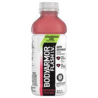 BodyArmor Flash I.V. Electrolyte Beverage, Strawberry Kiwi, Rapid Rehydration, 20 Fluid ounce