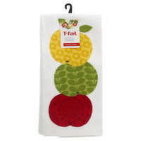 T-fal Kitchen Towel, Dual, Apple Stack Print, 1 Each