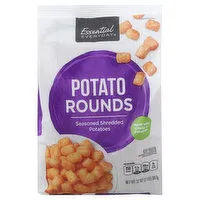 Essential Everyday Potato Rounds, Seasoned Shredded Potatoes, 32 Ounce