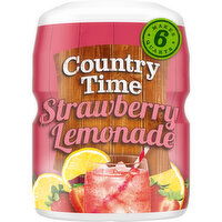 Country Time Strawberry Lemonade Naturally Flavored Powdered Drink Mix, 18 Ounce