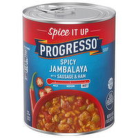 Progresso Soup, Spicy Jambalaya, Hot, 18.5 Ounce