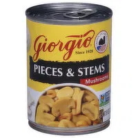 Giorgio Mushrooms, Pieces & Stems, 8 Ounce