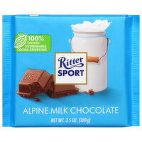 Ritter Sport Alpine Milk Chocolate, 3.5 Ounce