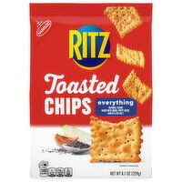 Ritz Chips, Everything, Toasted, 8.1 Ounce