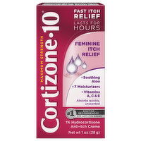 Cortizone-10 Feminine Itch Relief, Maximum Strength, 1 Ounce