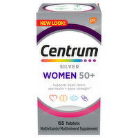 Centrum Multivitamin, Women 50+, Silver, Tablets, 65 Each