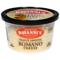 Davanni's Premium Romano Shredded Cheese, 5 Ounce
