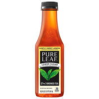 Pure Leaf Brewed Tea, Lower Sugar, Real, Subtly Sweet Lemon, 18.5 Fluid ounce