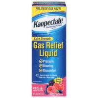 Kaopectate Gas Relief Liquid, Extra Strength, 125 mg, Berry Flavor, 8 Fluid ounce