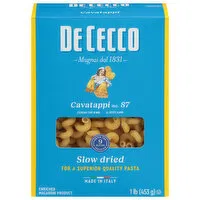 De Cecco Cavatappi, No. 87, 1 Pound