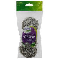 Brite Concepts Spot Clean Scourers, Stainless Steel, 3 Pack, 3 Each