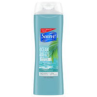 Suave Essentials Body Wash, Ocean Breeze, Refreshing, 15 Fluid ounce