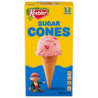 Keebler Cones, Sugar, 12 Each