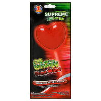 Supreme Glow Stick with Heart Wand, Red, 8 Inches, 1 Each