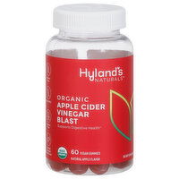 Hyland's Naturals Apple Cider Vinegar Blast, Organic, Natural Apple Flavor, 60 Each