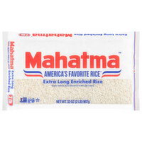 Mahatma Rice, Enriched, Extra Long, 32 Ounce