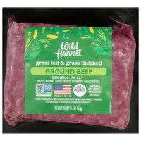 Wild Harvest Ground Beef, 93%/7%, 16 Ounce