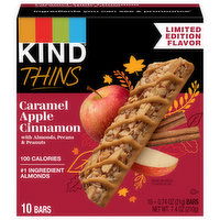 Kind Bars, Caramel Apple Cinnamon, Thins, 10 Each