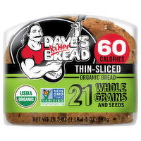 Dave's Killer Bread Bread, Organic, Thin-Sliced, 20.5 Ounce