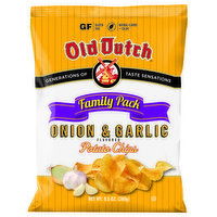 Old Dutch Foods Family Pack Onion & Garlic Potato Chips, 9.5 Ounce