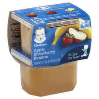 Gerber 2nd Foods Apple Strawberry Banana, 2 Each