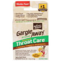 Gargle Away Throat Care, Advanced, Spicy Herb Flavor, 6 Each