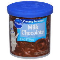 Pillsbury Creamy Supreme Frosting, Milk Chocolate, 16 Ounce