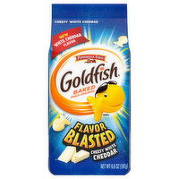 Goldfish Flavor Blasted Baked Snack Crackers, Cheesy White Cheddar, 6.6 Ounce