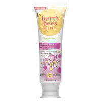 Burts Bees Kids Toothpaste, Natural Flavor, Fluoride Free, Bubble Bee, 4.7 Ounce