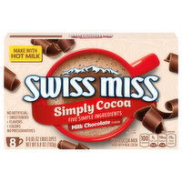 Swiss Miss Simply Cocoa Hot Cocoa Mix, Milk Chocolate Flavor, 8 Each