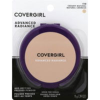 CoverGirl Advanced Radiance Pressed Powder, Age-Defying, Creamy Natural 110, 0.39 Ounce