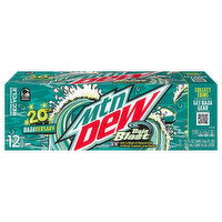 Mtn Dew Mtn Dew Baja Blast Dew Natural and Artificial Tropical Lime Flavor 12 Fl Oz 12 Count Can, 12 Each