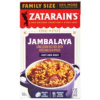 Zatarain's Family Size Jambalaya Rice Dinner Mix, 12 Ounce