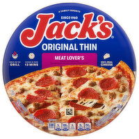 Jack's Pizza, Original Thin, Meat Lover's, 14.4 Ounce