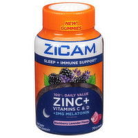 Zicam Zinc + Vitamin C & D, Blackberry Lavender Flavor, 70 Each