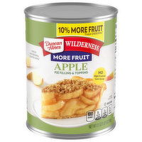 Duncan Hines Wilderness Pie Filling and Topping, Apple, 21 Ounce