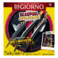 DiGiorno Classic Crust, Spicy Wolvie Pie, Pepperoni (Made with Pork, Chicken, and Beef), Chorizo and Bacon, 18.9 Ounce