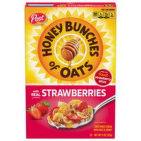 Honey Bunches of Oats Cereal, Strawberries, 11 Ounce